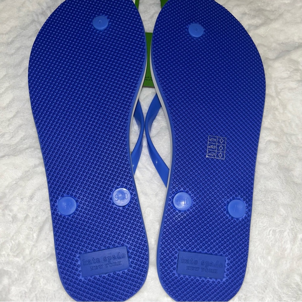 Kate Spade Starfish Print Flip Flops NWT - Picture 3 of 6